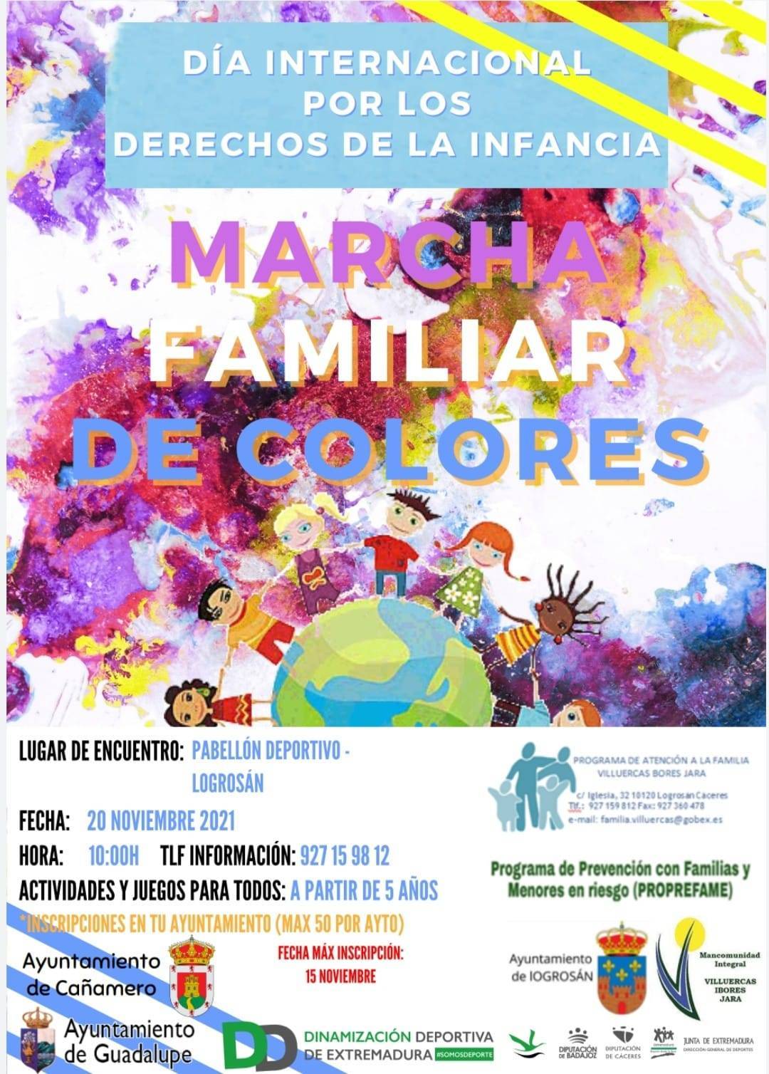 Marcha familiar de colores (2021) - Logrosán (Cáceres)
