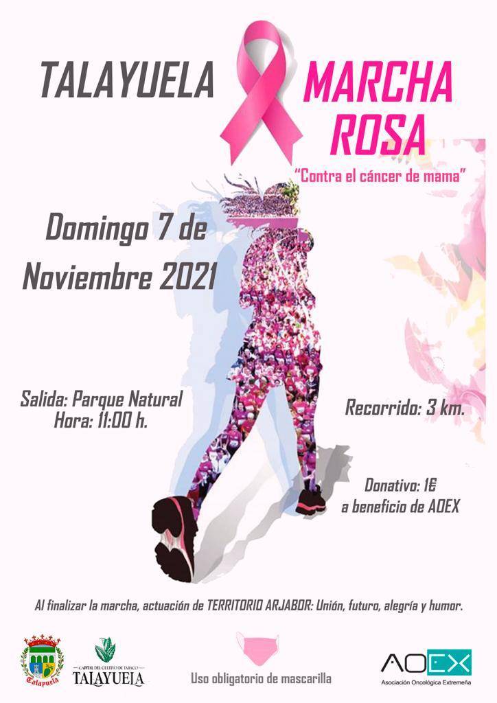 Marcha rosa (noviembre 2021) - Talayuela (Cáceres)
