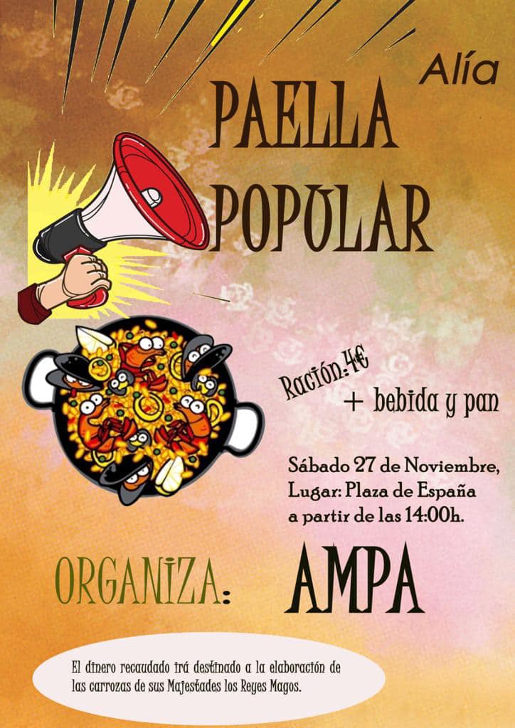 Paella popular (noviembre 2021) - Alía (Cáceres)