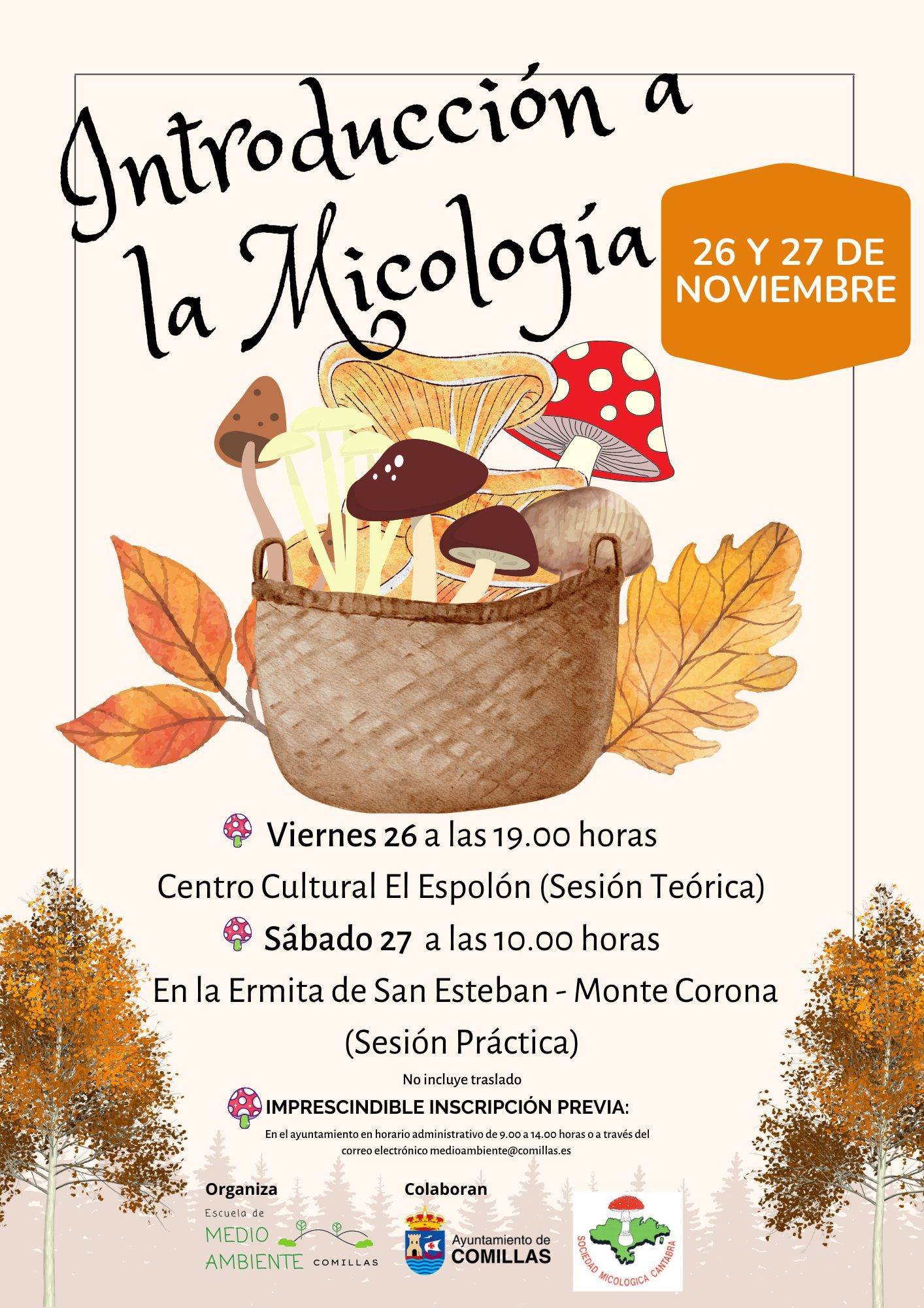 Taller de introducción a la micología (2021) - Comillas (Cantabria)