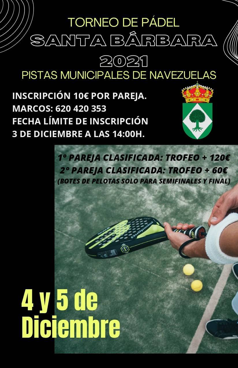Torneo de pádel 'Santa Bárbara' (2021) - Navezuelas (Cáceres)