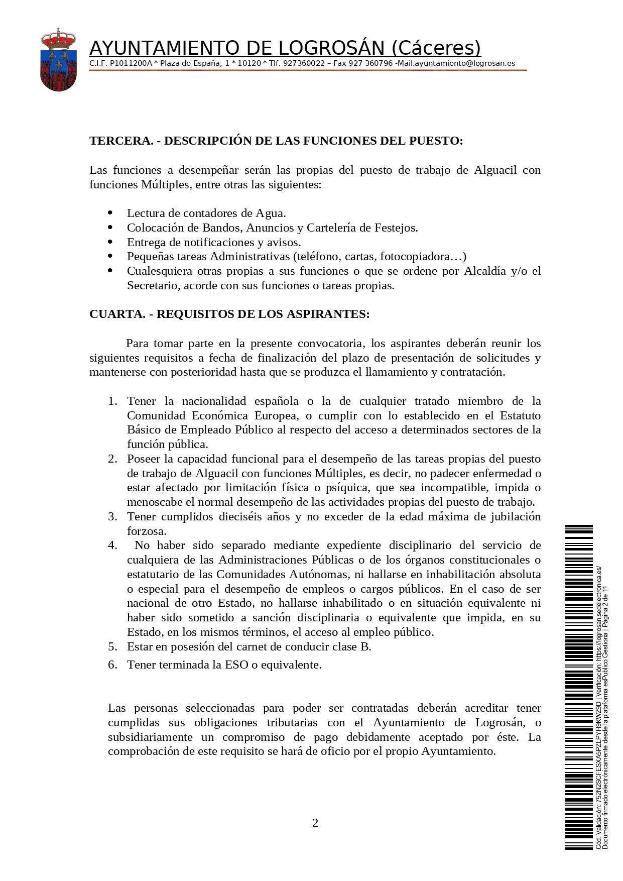 Bolsa de una alguacil (2021) - Logrosán (Cáceres) 2
