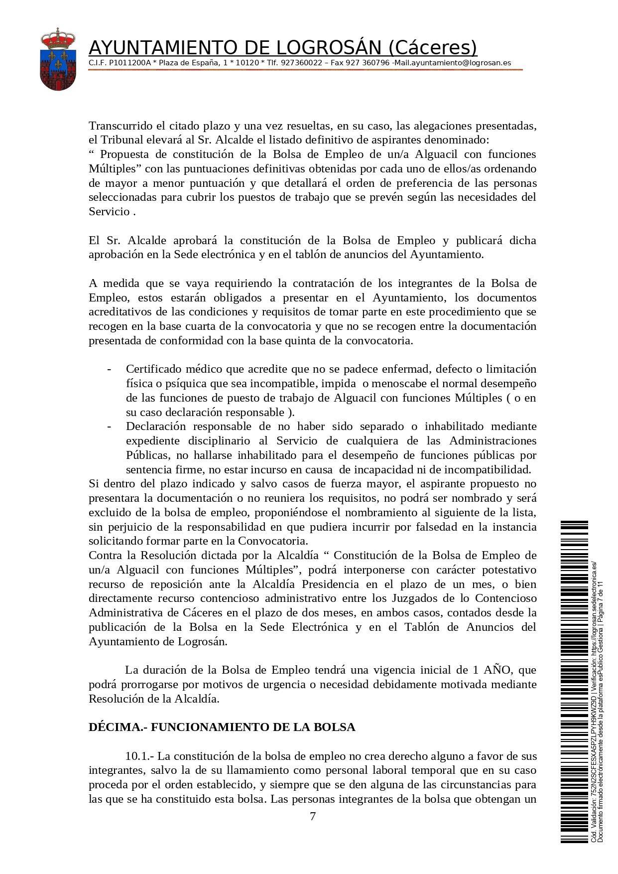 Bolsa de una alguacil (2021) - Logrosán (Cáceres) 7