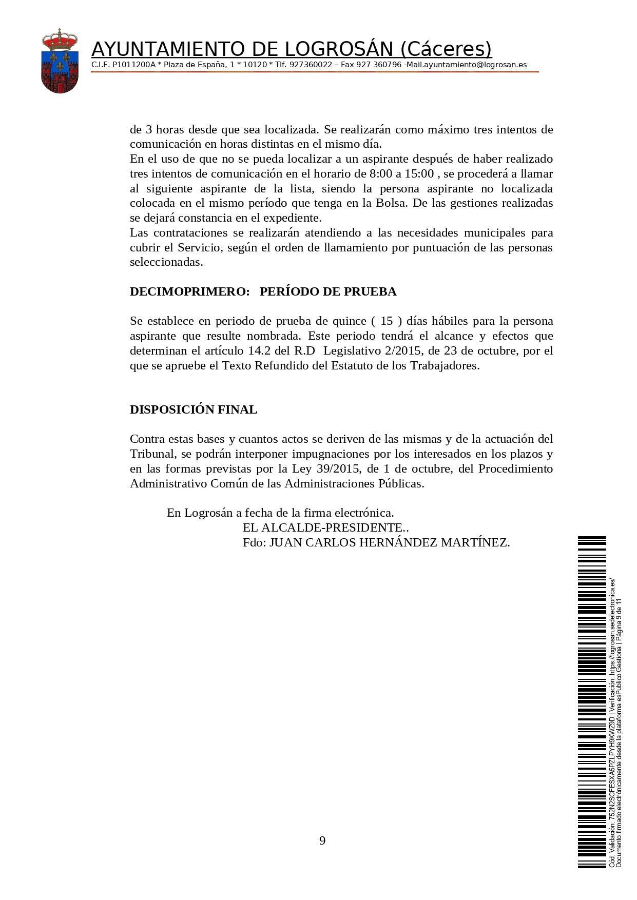 Bolsa de una alguacil (2021) - Logrosán (Cáceres) 9
