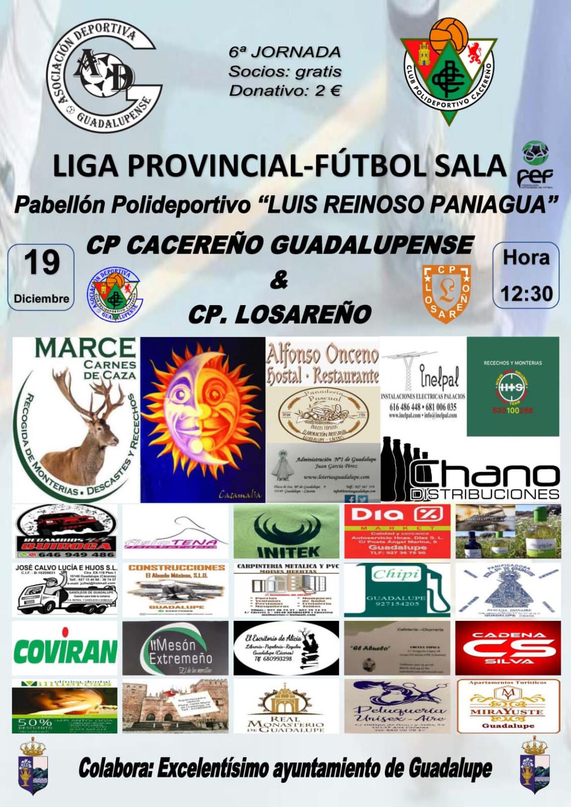 CP Cacereño Guadalupense - CP Losareño (diciembre 2021) - Guadalupe (Cáceres)