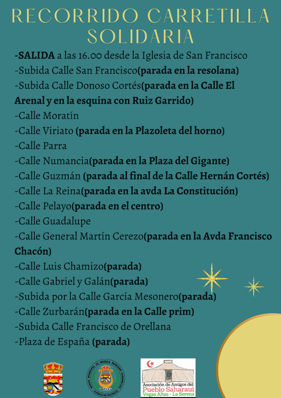 Carretilla solidaria (diciembre 2021) - Puebla de Alcocer (Badajoz) 2