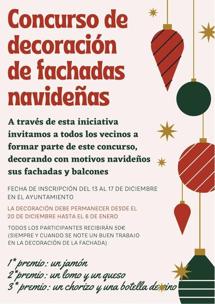 Concurso de decoración de fachadas navideñas (2021) - Cañamero (Cáceres)