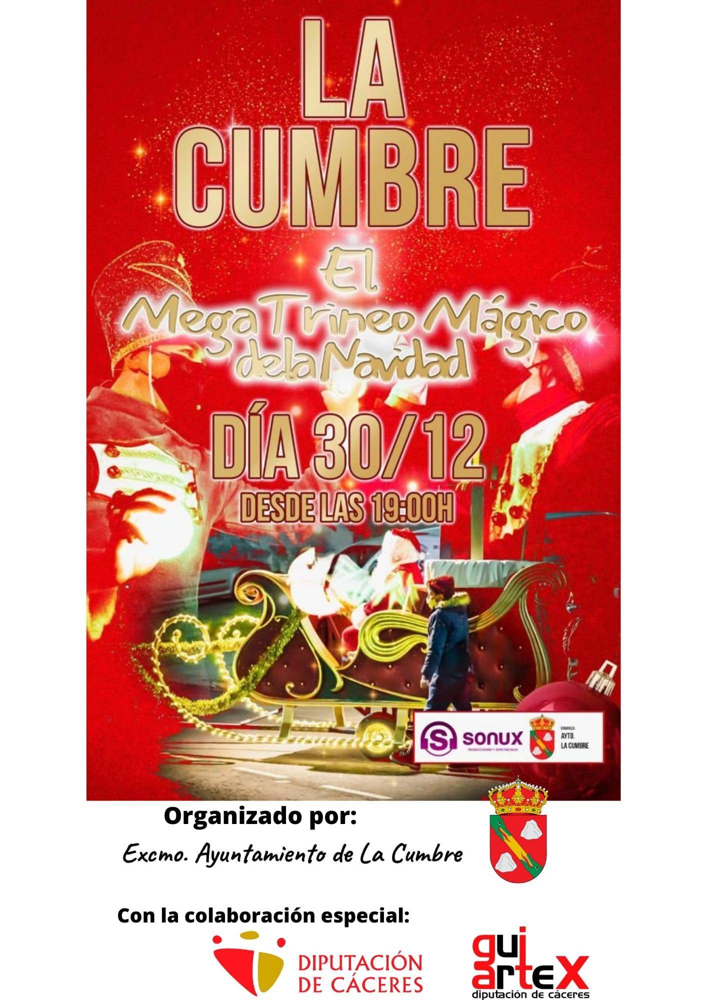 El mega trineo mágico de la Navidad (2021) - La Cumbre (Cáceres)
