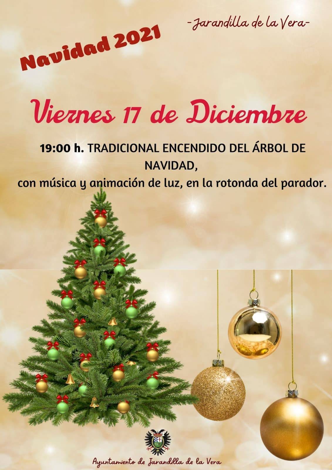 Encendido del árbol de Navidad (2021) - Jarandilla de la Vera (Cáceres)