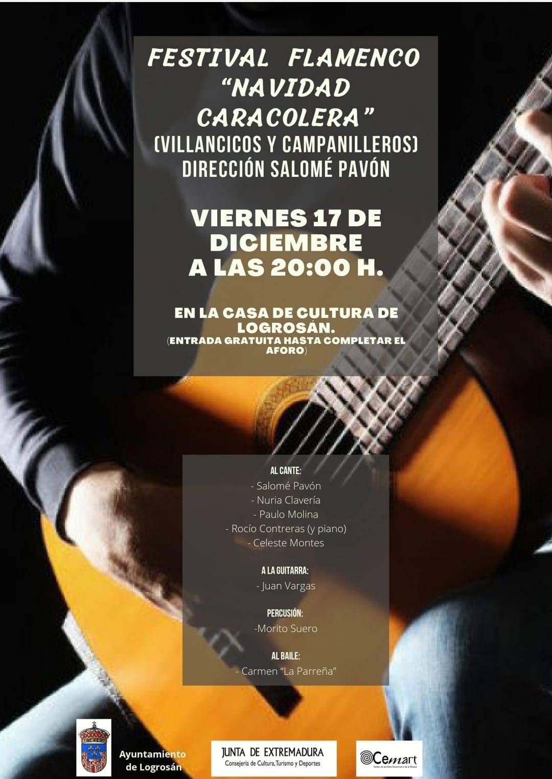 Festival de flamenco 'Navidad Caracolera' (2021) - Logrosán (Cáceres)