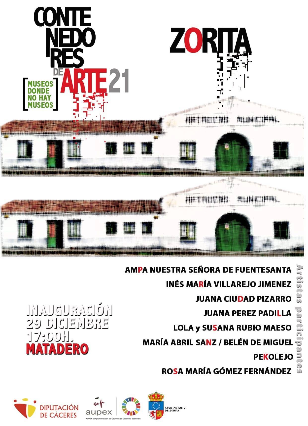 Inauguración contenedores de arte (2021) - Zorita (Cáceres)