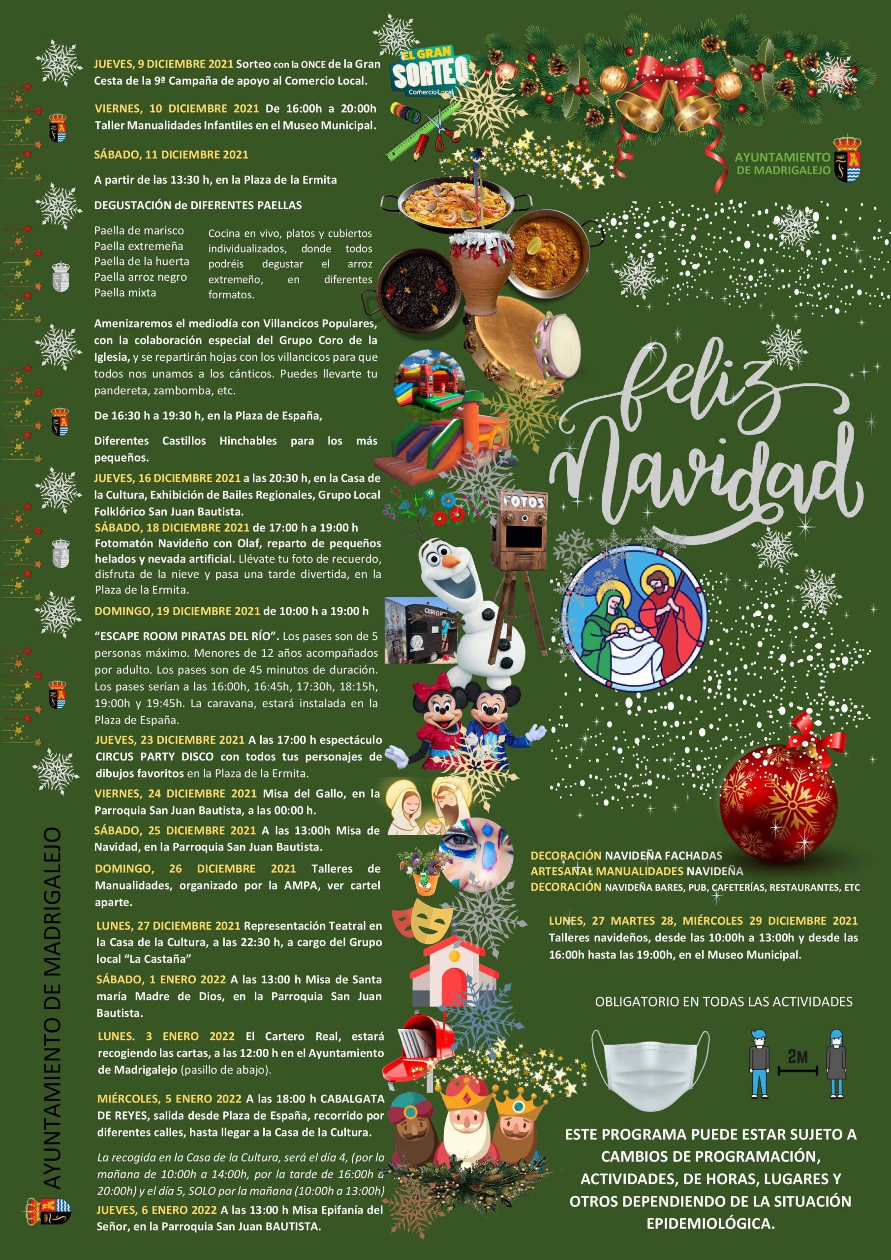 Programa de Navidad (2021) - Madrigalejo (Cáceres)