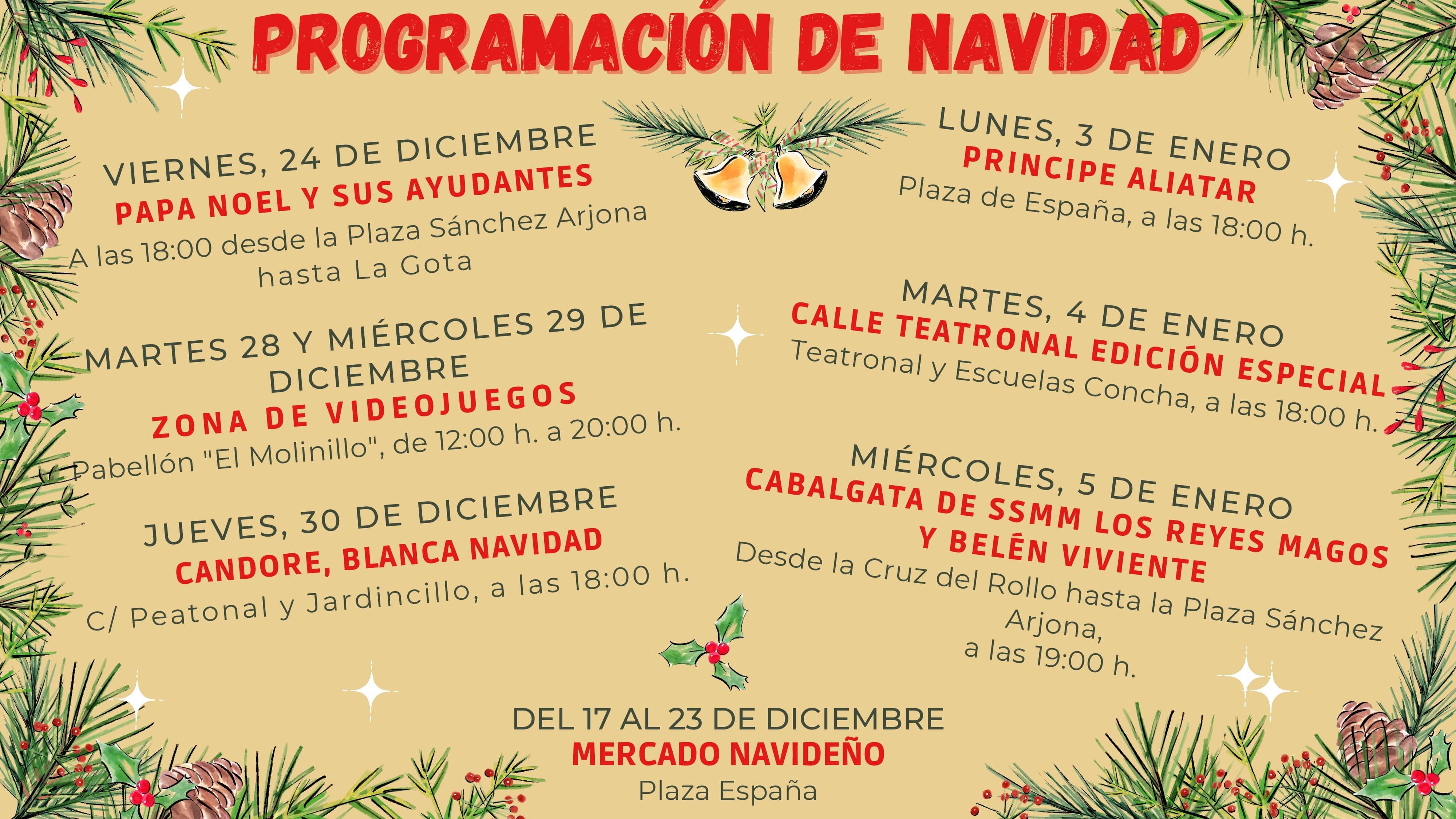 Programación de Navidad (2021-2022) - Navalmoral de la Mata (Cáceres)