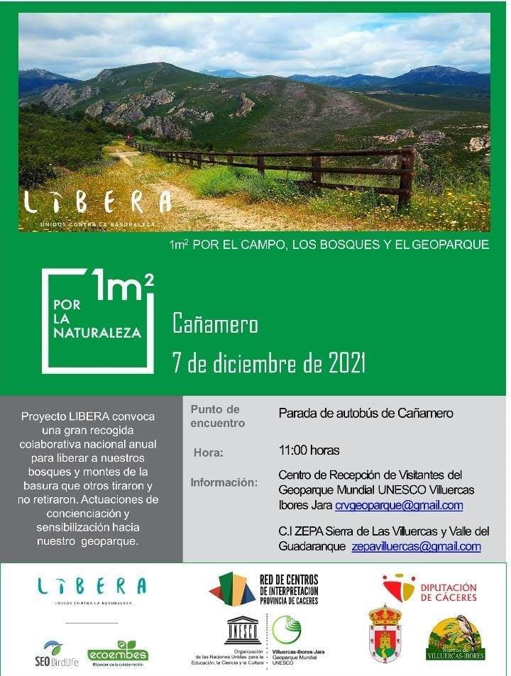 Recogida de basura por el entorno (2021) - Cañamero (Cáceres)