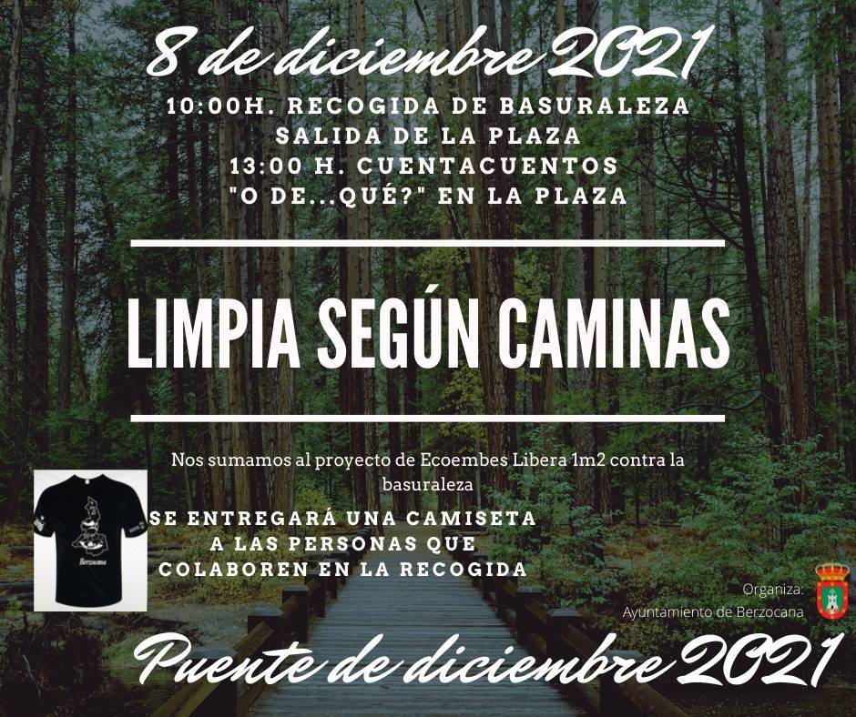 Recogida de basuraleza (diciembre 2021) - Berzocana (Cáceres)