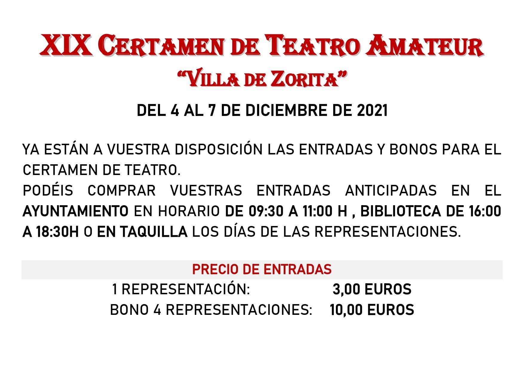 XX Certamen de Teatro Amateur 'Villa de Zorita' - Zorita (Cáceres) 2