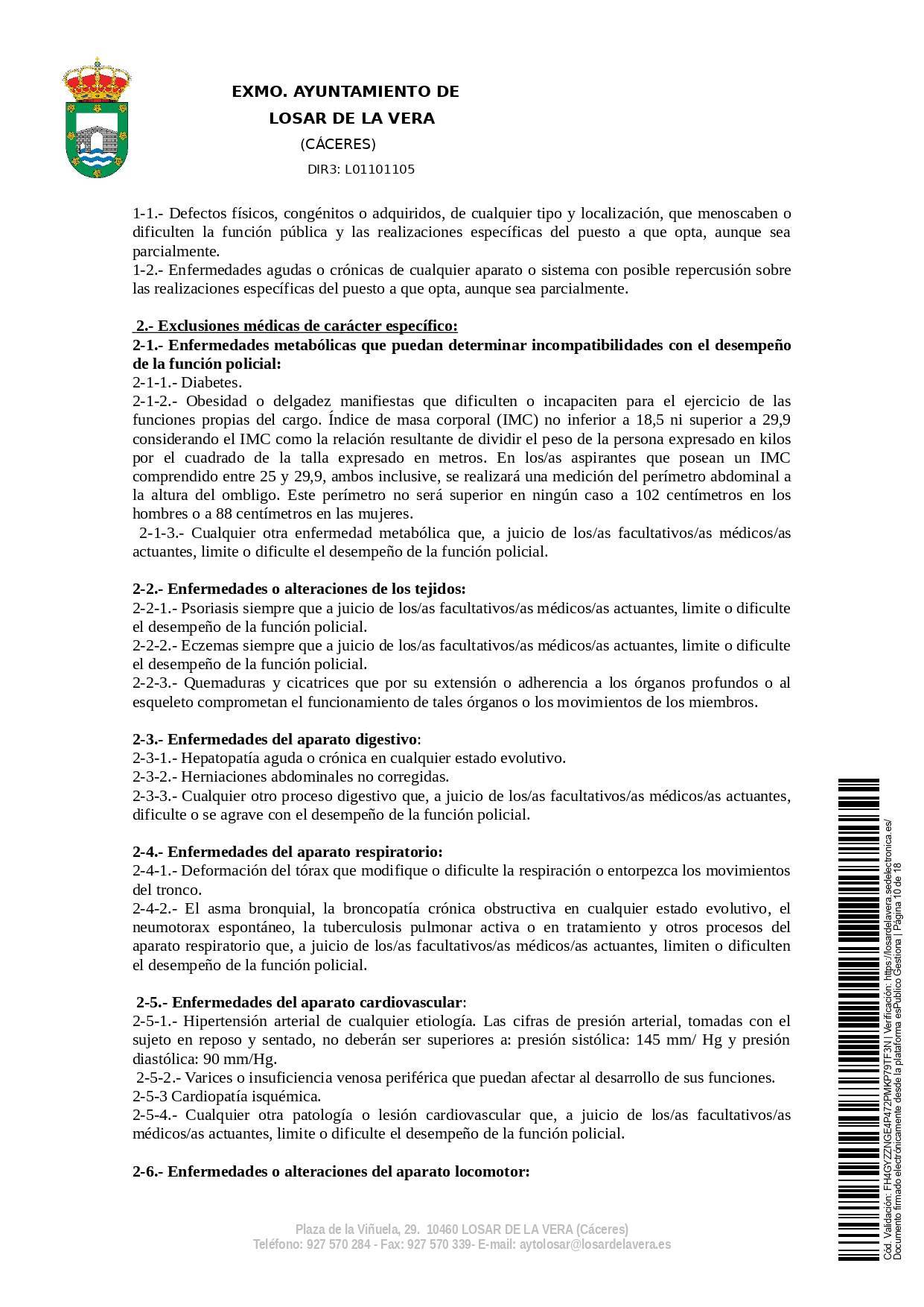 2 agentes de la Policía local (2022) - Losar de la Vera (Cáceres) 10