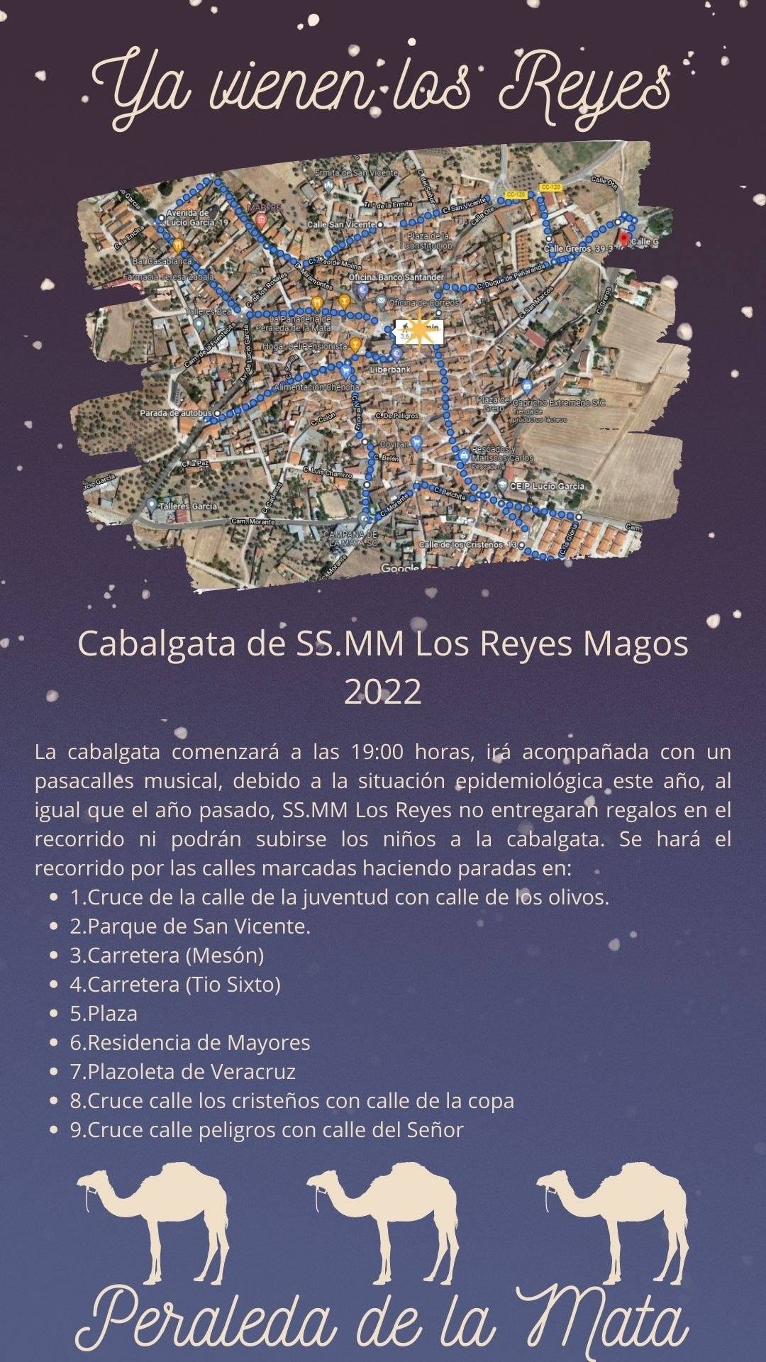 Cabalgata de los Reyes Magos (2022) - Peraleda de la Mata (Cáceres)