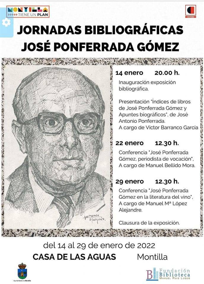 Jornadas bibliográficas de José Ponferrada Gómez (2022) - Montilla (Córdoba)