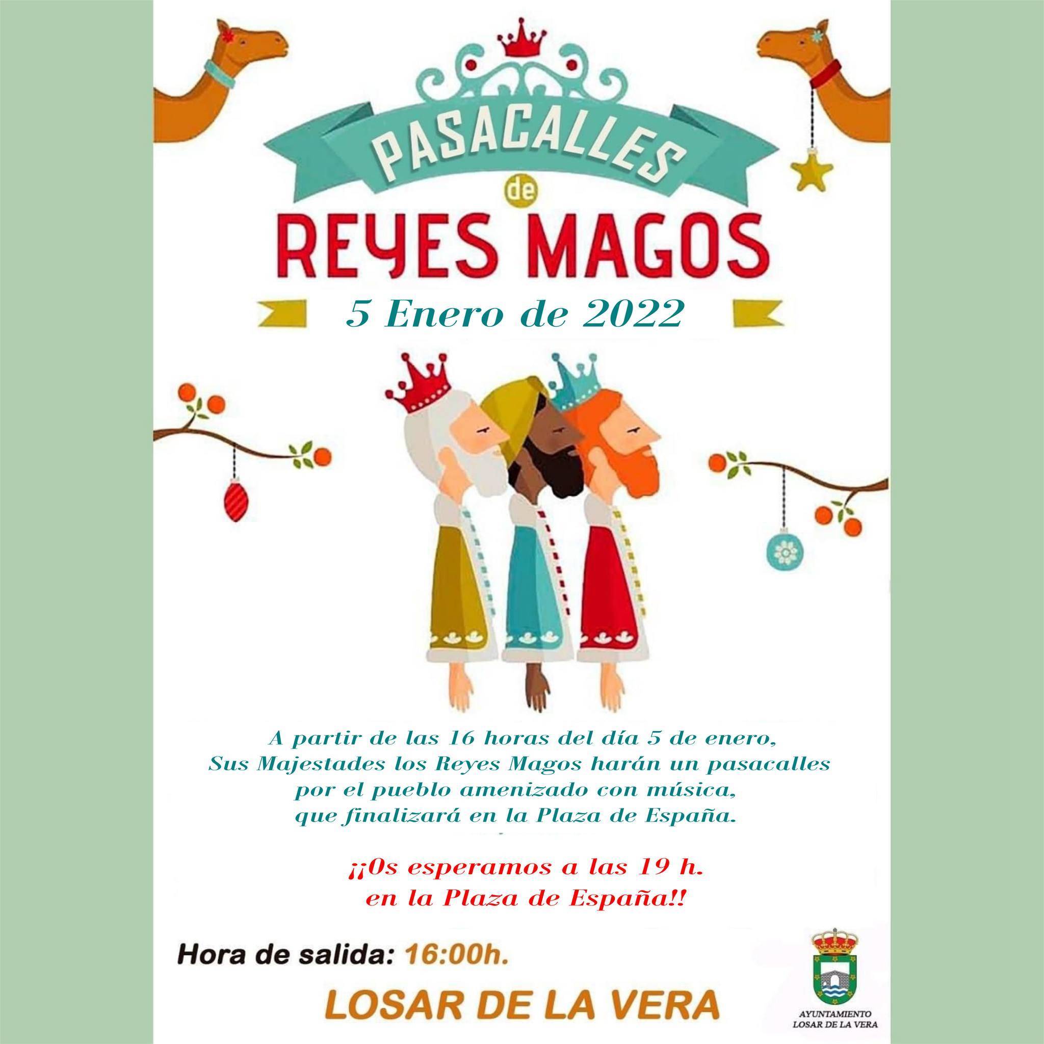 Pasacalles de Reyes Magos (2022) - Losar de la Vera (Cáceres)