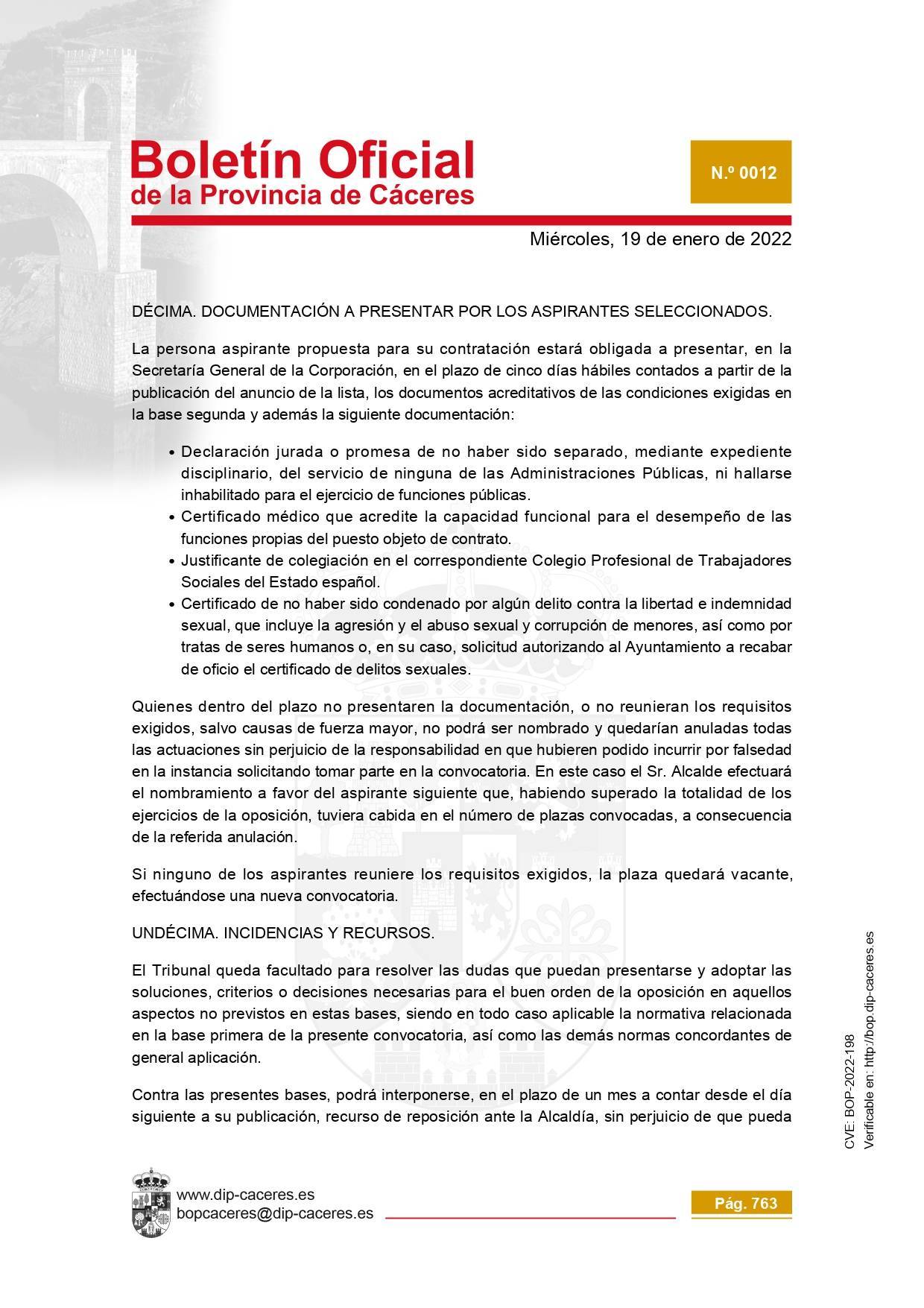 Trabajador-a social (2022) - Cañamero (Cáceres) 10