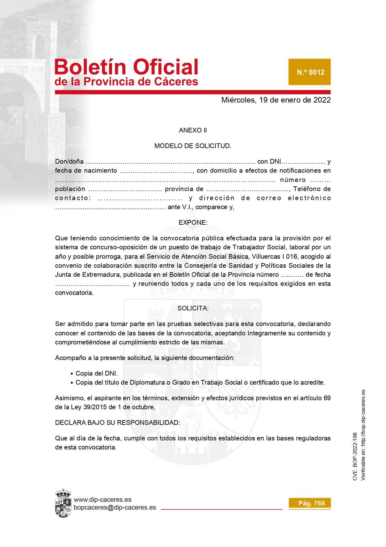 Trabajador-a social (2022) - Cañamero (Cáceres) 15
