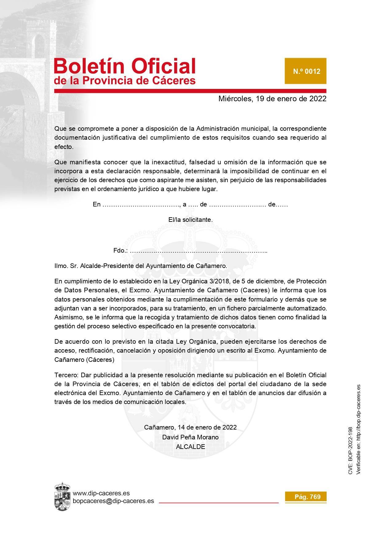 Trabajador-a social (2022) - Cañamero (Cáceres) 16