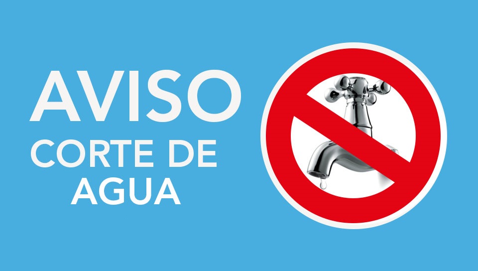 Aviso de corte de agua