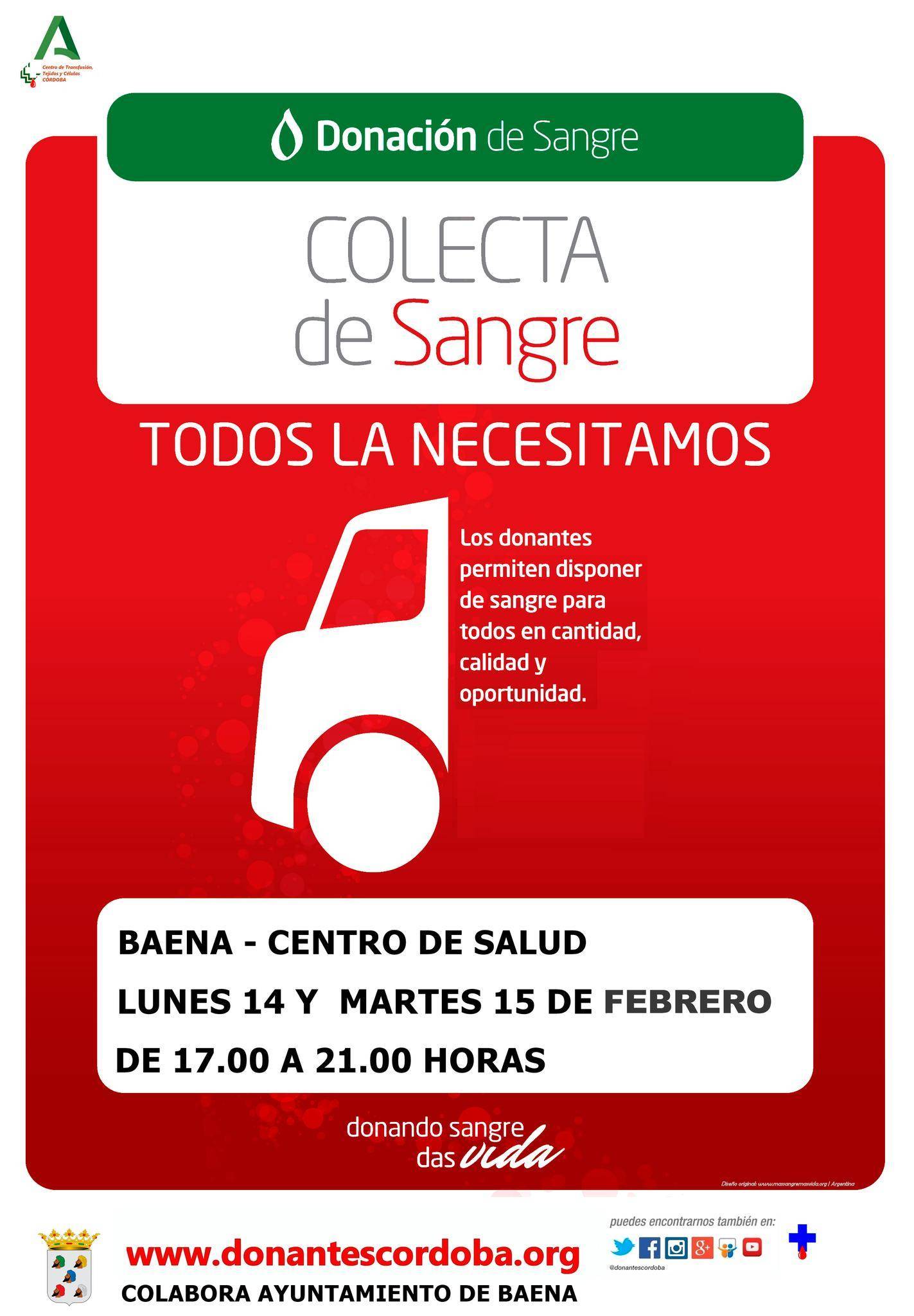 Donación de sangre (febrero 2022) - Baena (Córdoba)