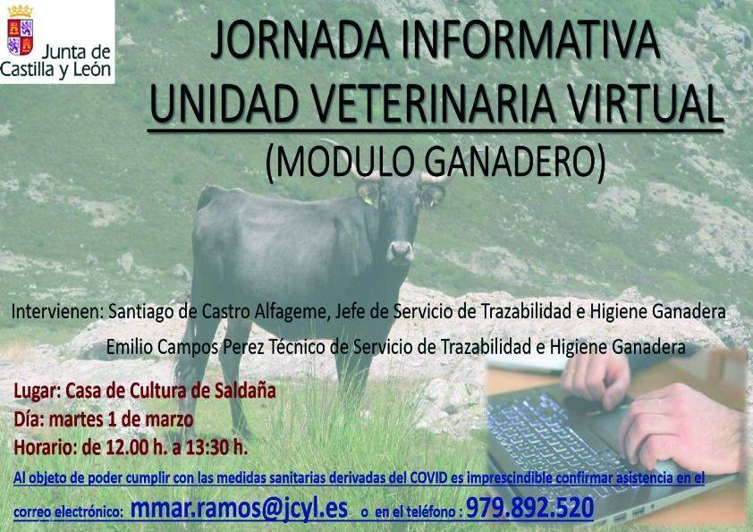 Jornada informativa de la Unidad Veterinaria Virtual (2022) - Saldaña (Palencia)