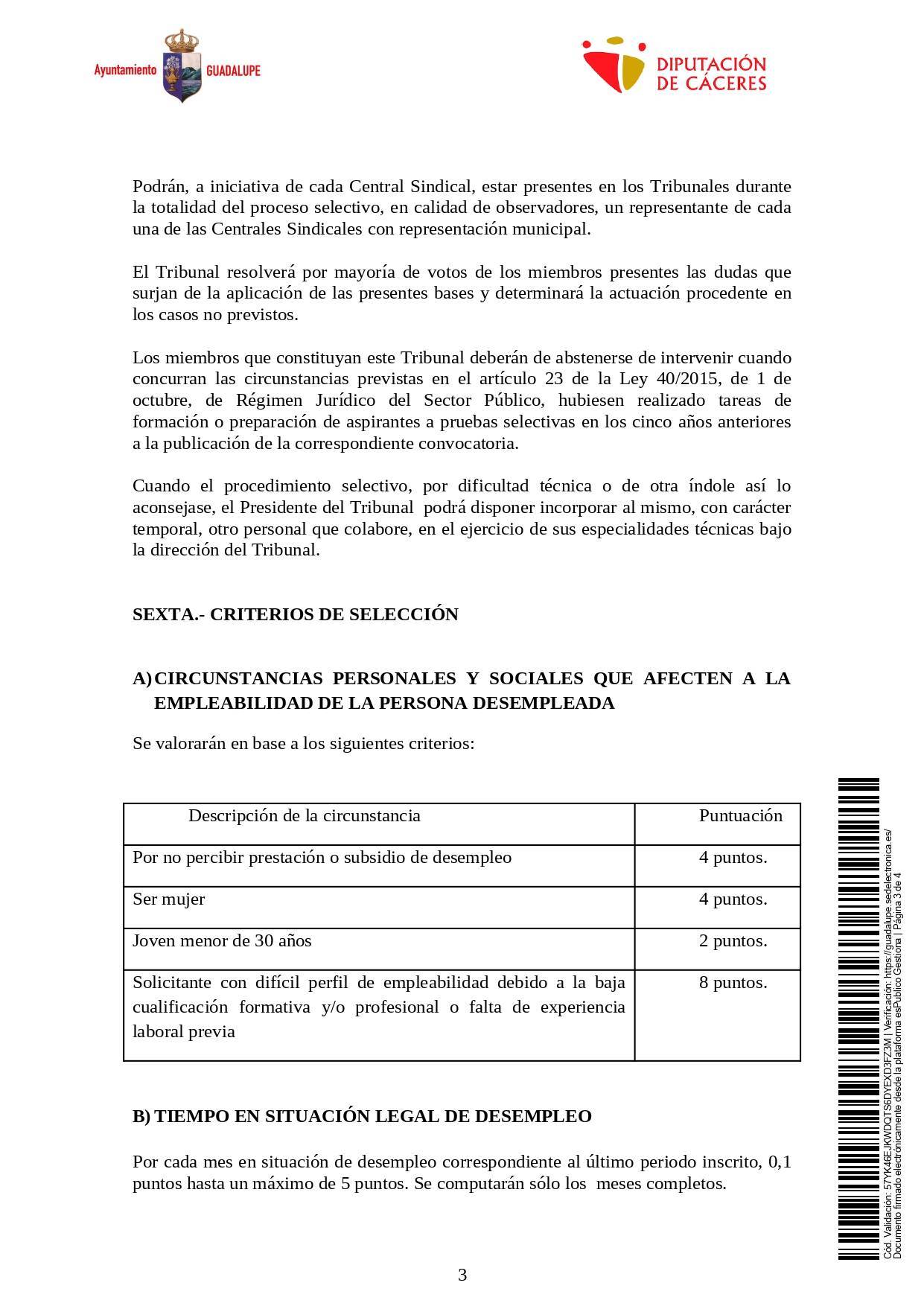 3 operarios de limpieza (febrero 2022) - Guadalupe (Cáceres) 3