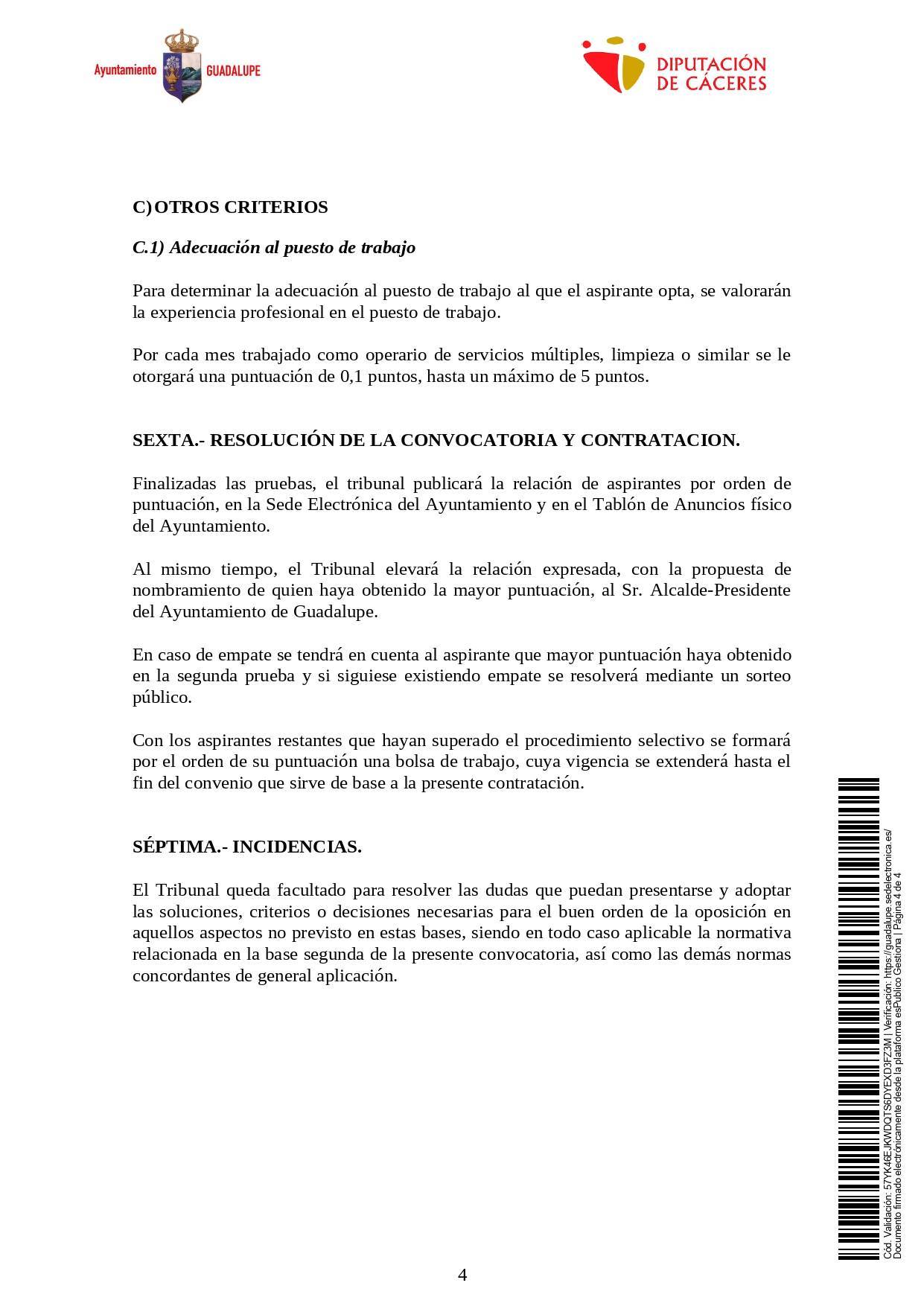 3 operarios de limpieza (febrero 2022) - Guadalupe (Cáceres) 4