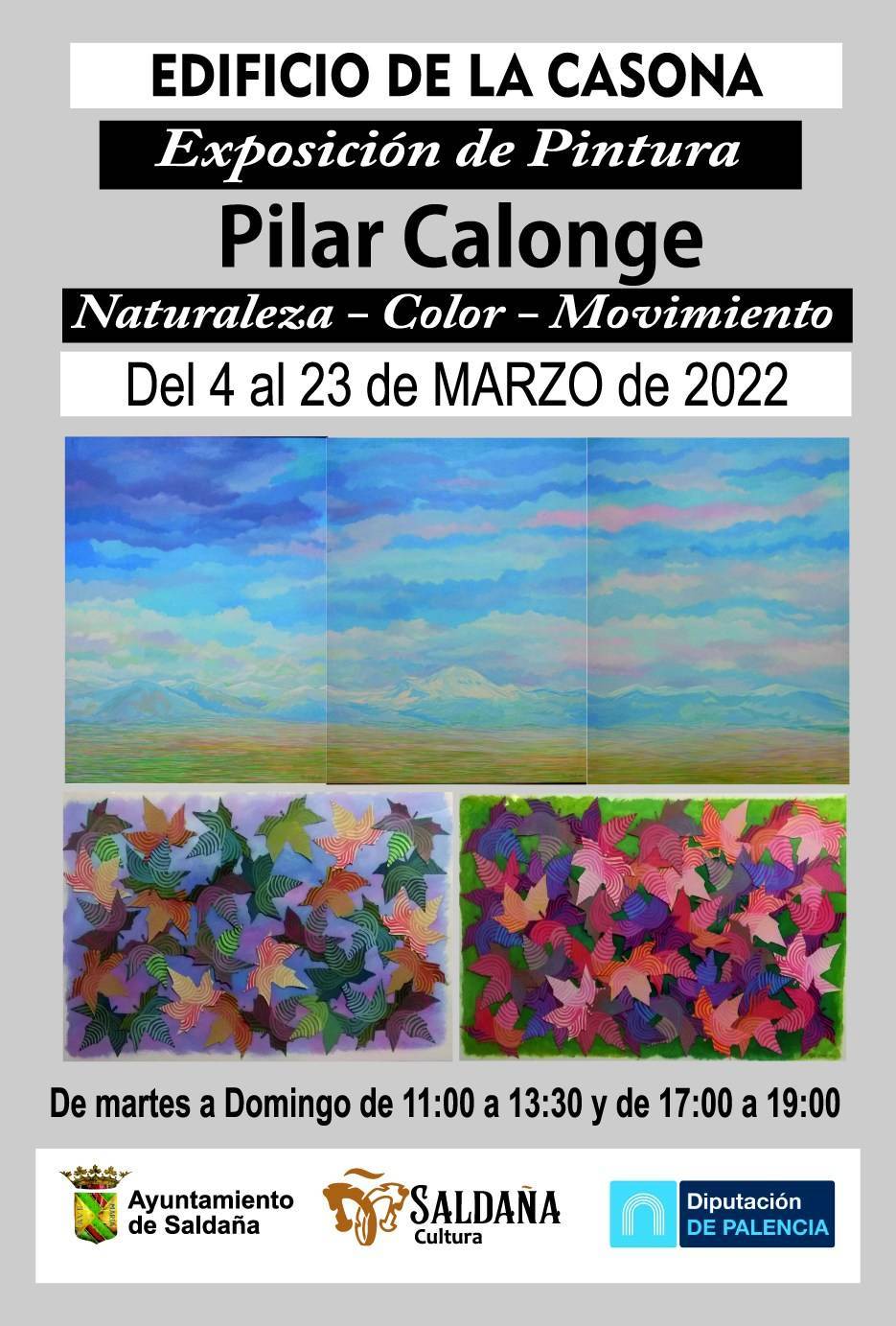 Exposición de pintura 'Naturaleza - Color - Movimiento' (2022) - Saldaña (Palencia)
