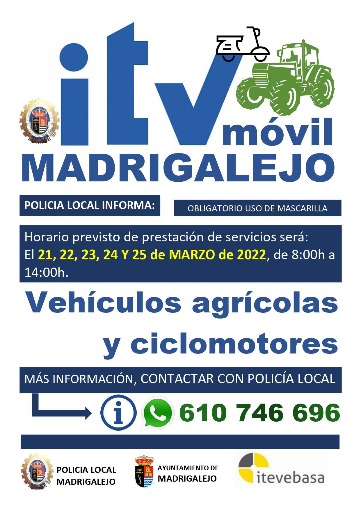 ITV móvil (marzo 2022) - Madrigalejo (Cáceres)