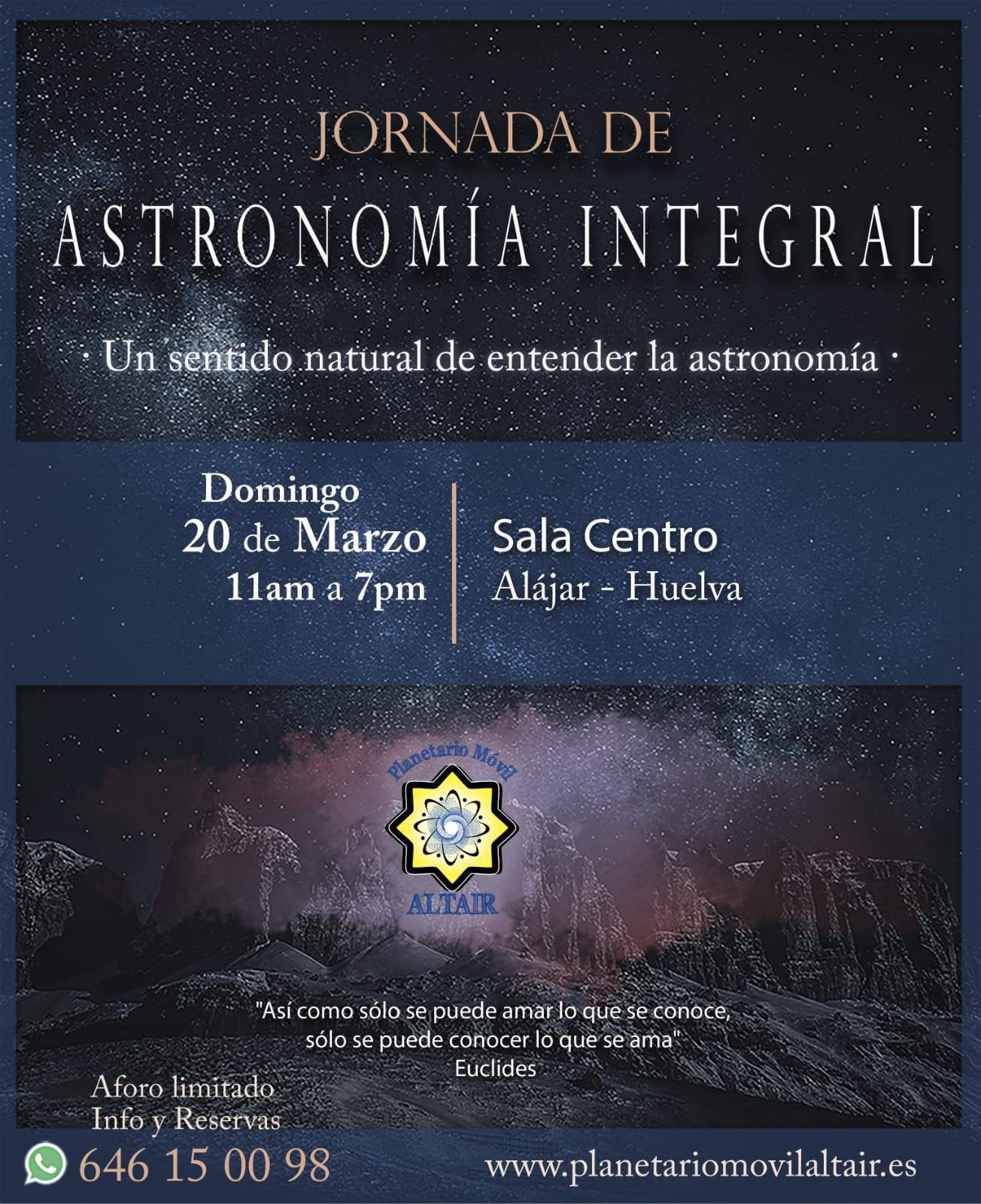 Jornada de astronomía integral (2022) - Alájar (Huelva)