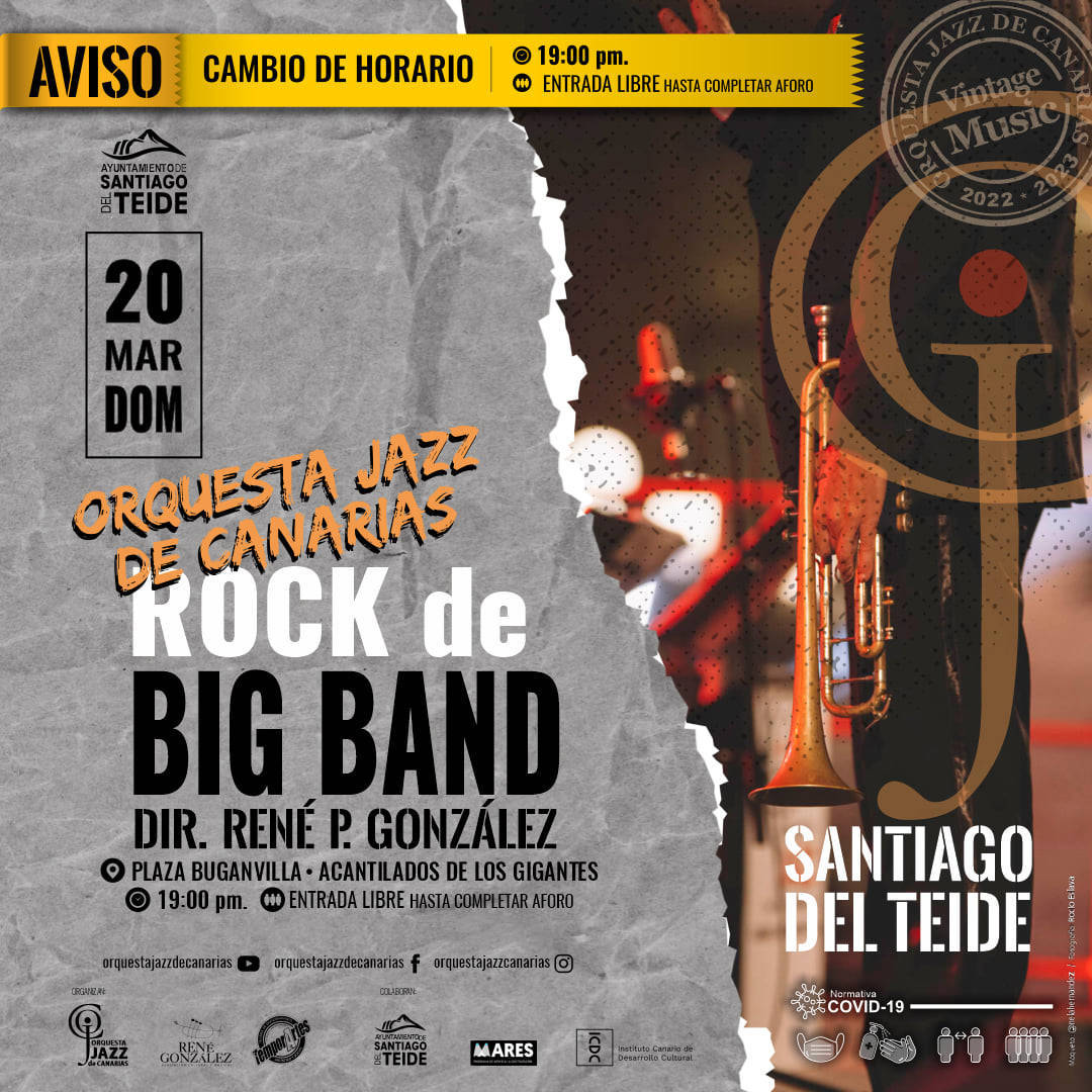 Orquesta Jazz de Canarias (marzo 2022) - Santiago del Teide (Santa Cruz de Tenerife)