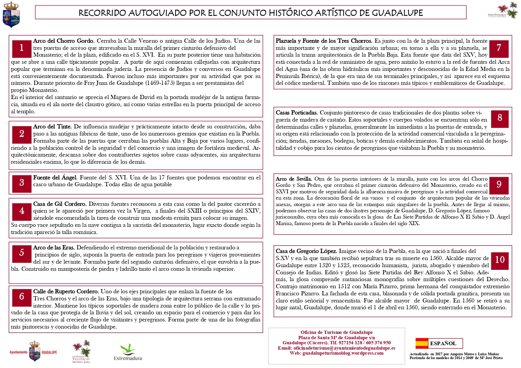Recorrido autoguiado por el casco histórico de Guadalupe (Cáceres) 2