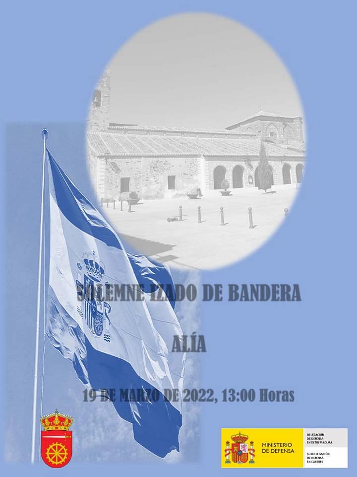 Solemne Izado de Bandera (2022) - Alía (Cáceres)