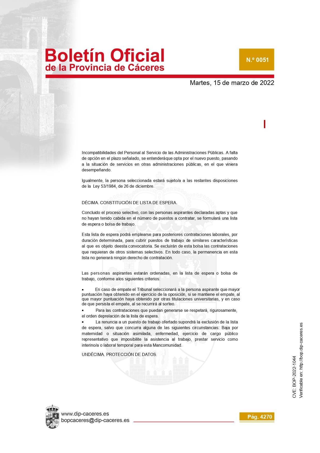 Técnico-a de turismo (2022) - Guadalupe (Cáceres) 10