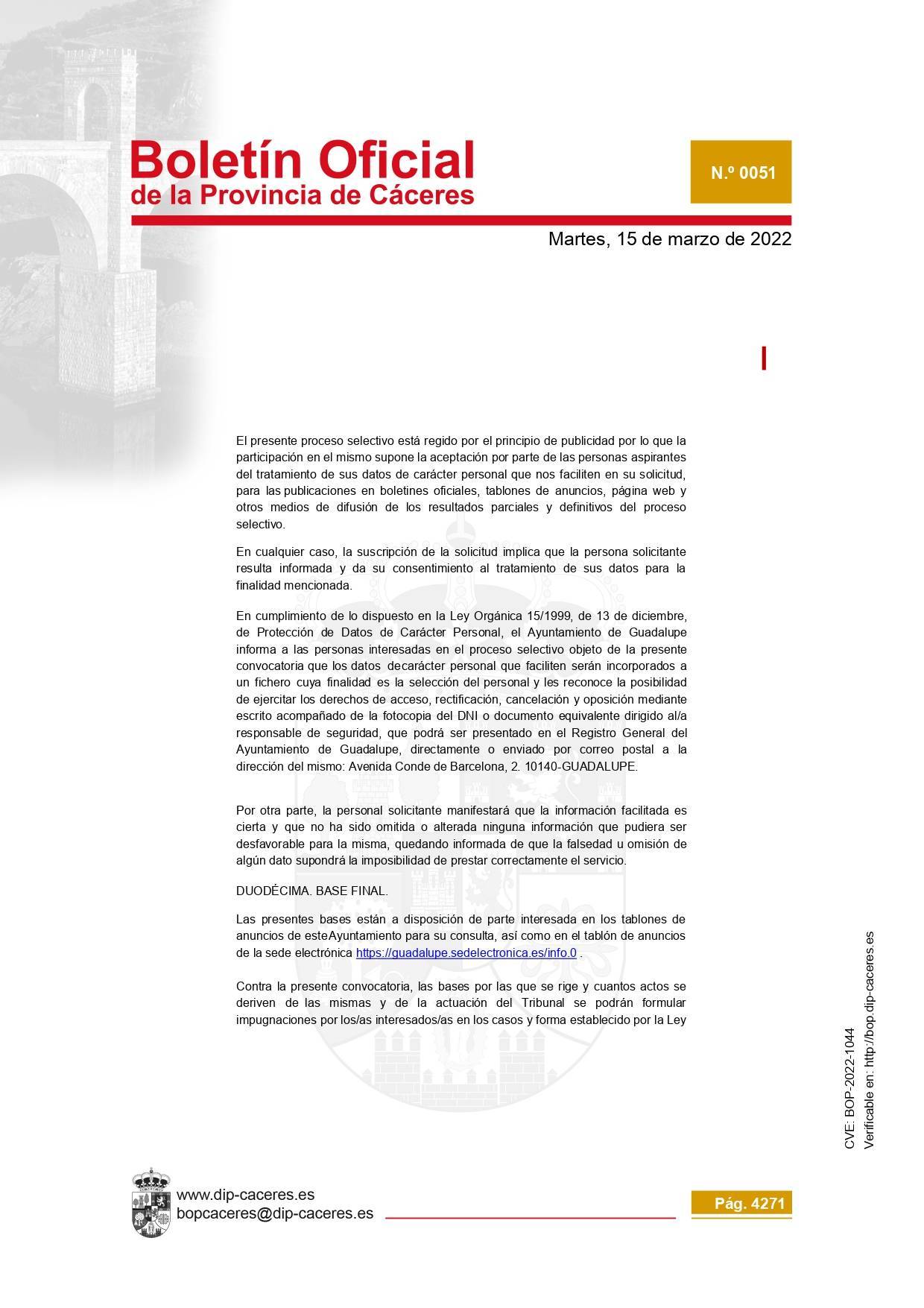 Técnico-a de turismo (2022) - Guadalupe (Cáceres) 11