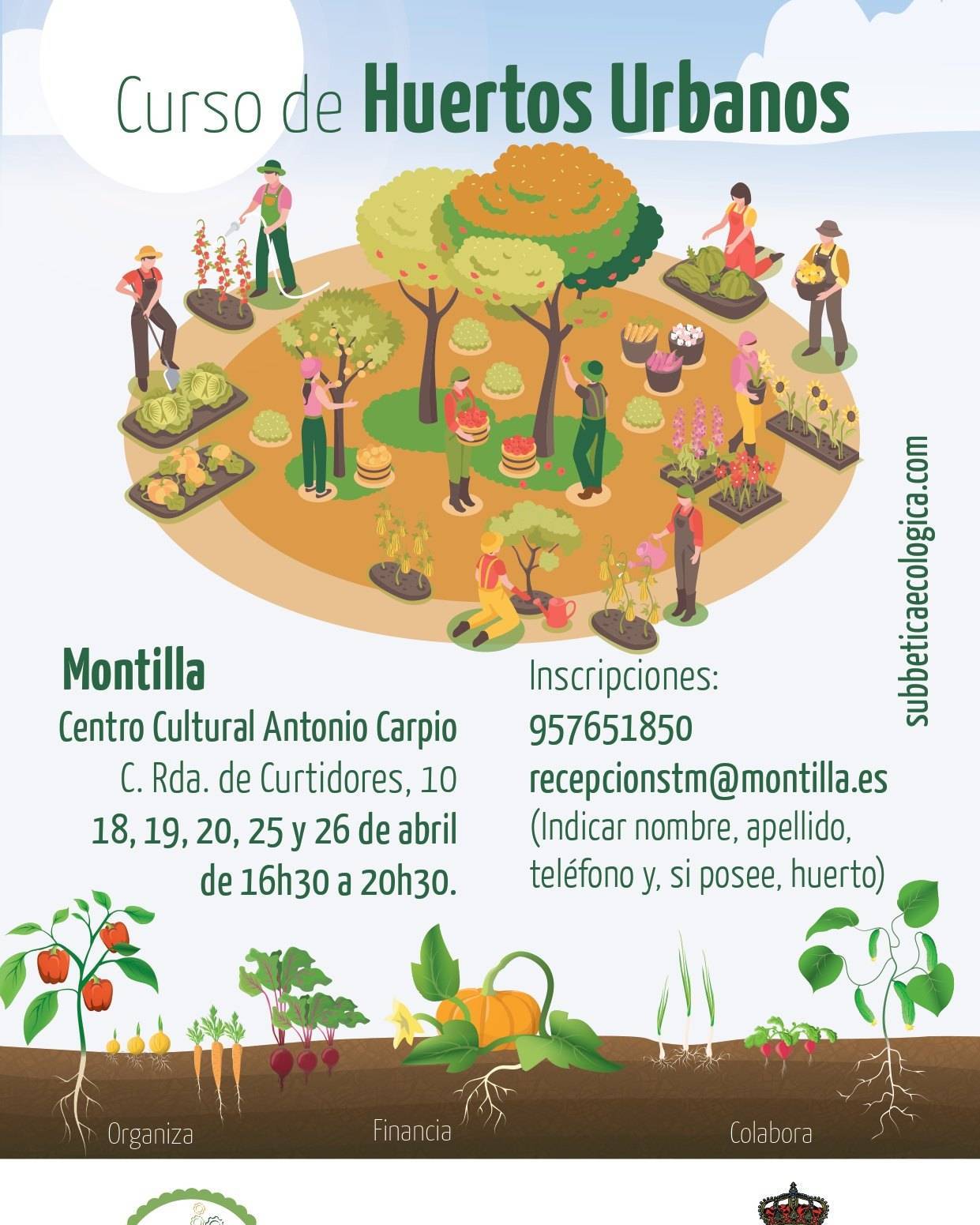 Curso de huertos urbanos (2022) - Montilla (Córdoba)