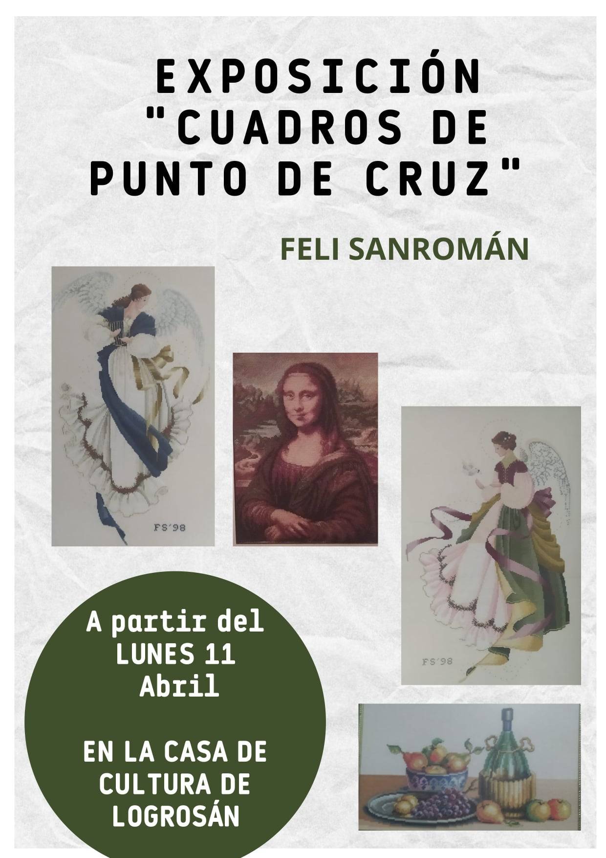 Exposición 'Cuadros de puntos de cruz' (2022) - Logrosán (Cáceres)