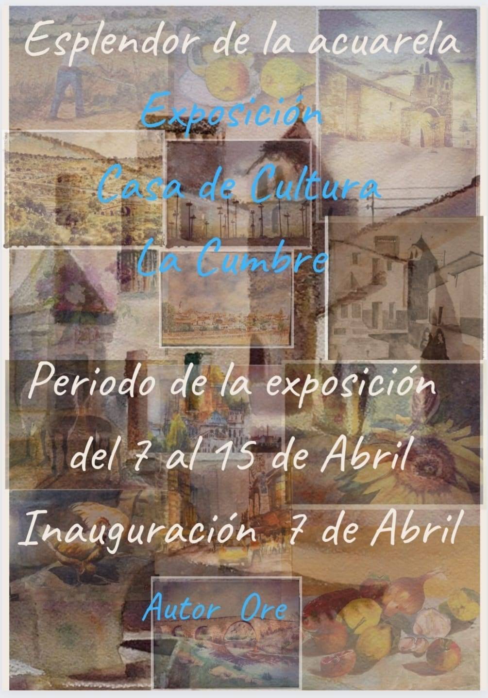 Exposición 'El esplendor de la acuarela' (2022) - La Cumbre (Cáceres)