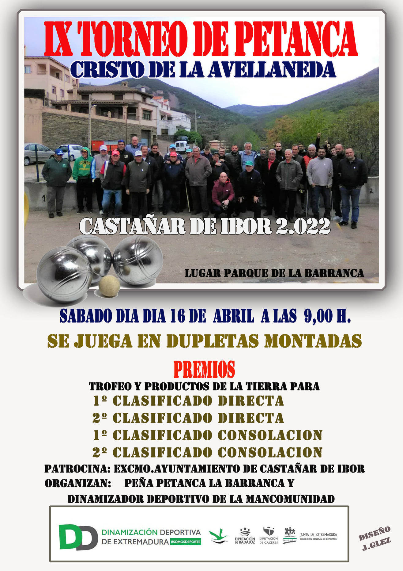 IX Torneo de Petanca 'Cristo de la Avellaneda' - Castañar de Ibor (Cáceres)