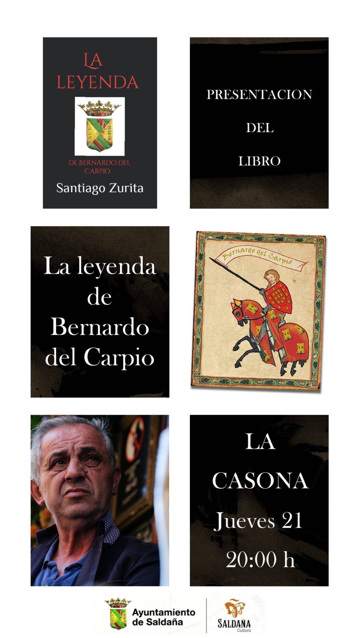 Presentación del libro 'La leyenda de Bernardo del Carpio' (2022) - Saldaña (Palencia)