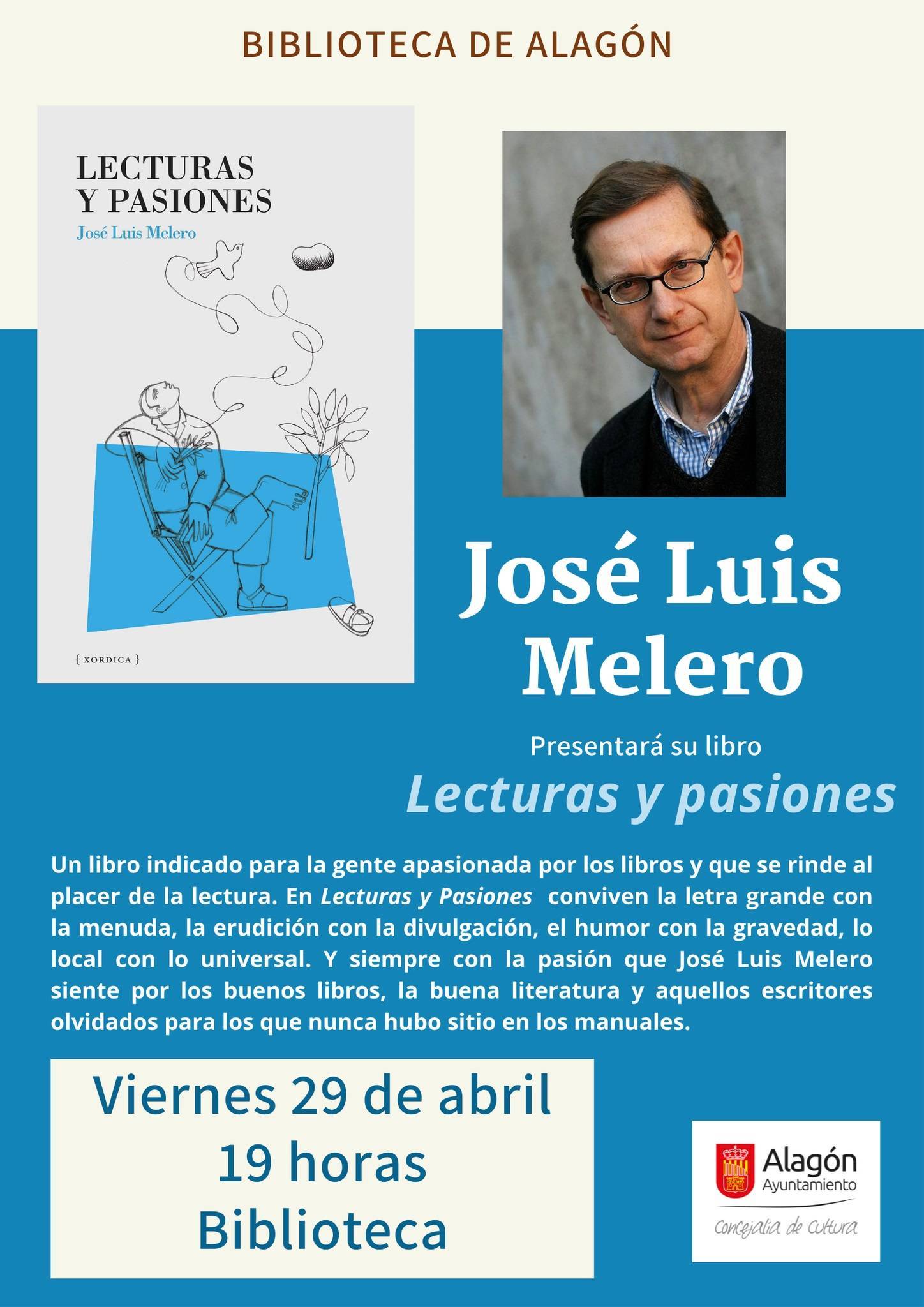 Presentación del libro 'Lecturas y pasiones' (2022) - Alagón (Zaragoza)