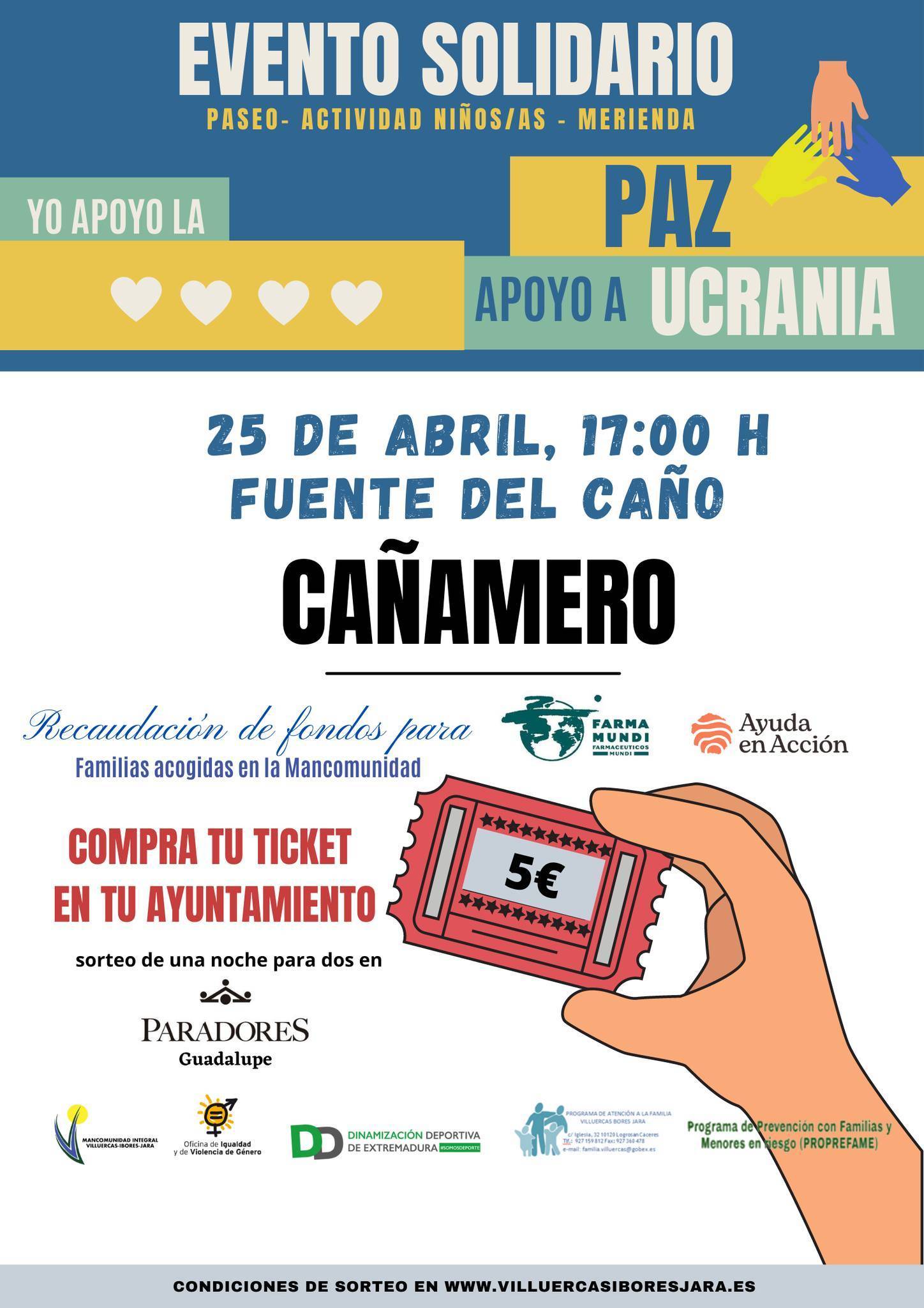 Recaudación de fondos para refugiados de Ucrania (2022) - Cañamero (Cáceres)