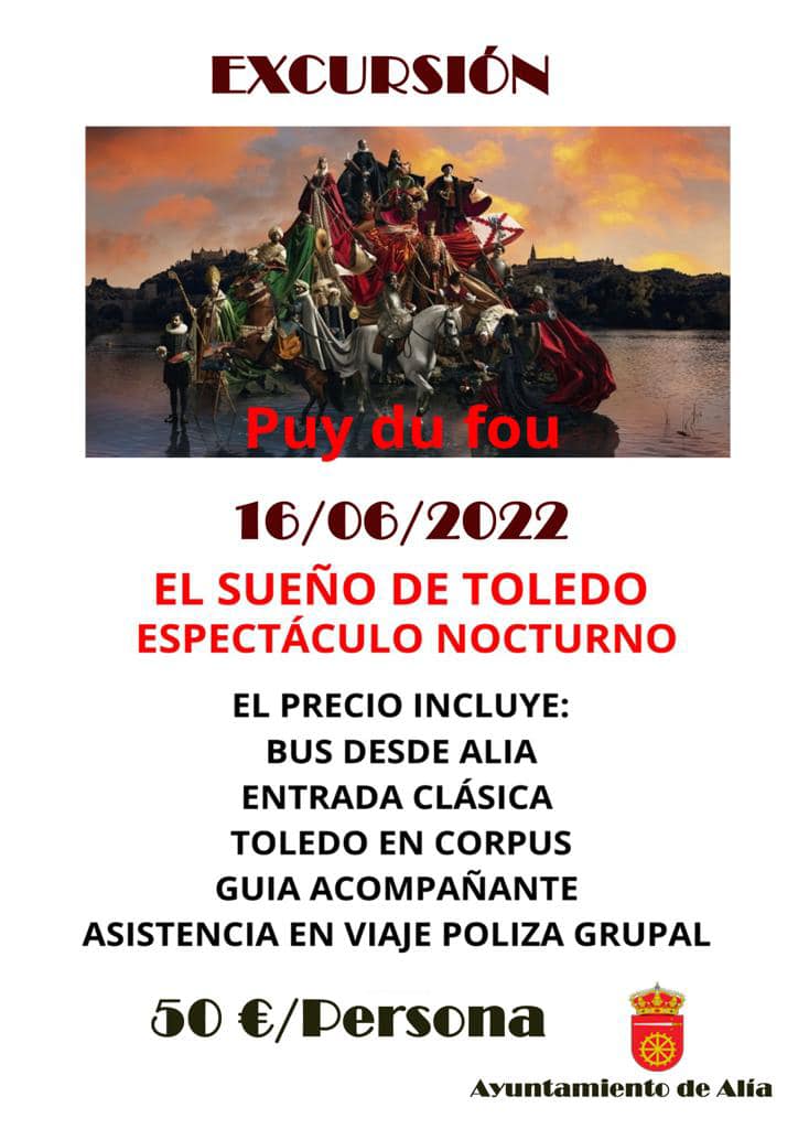 Excursión a Toledo (junio 2022) - Alía (Cáceres)