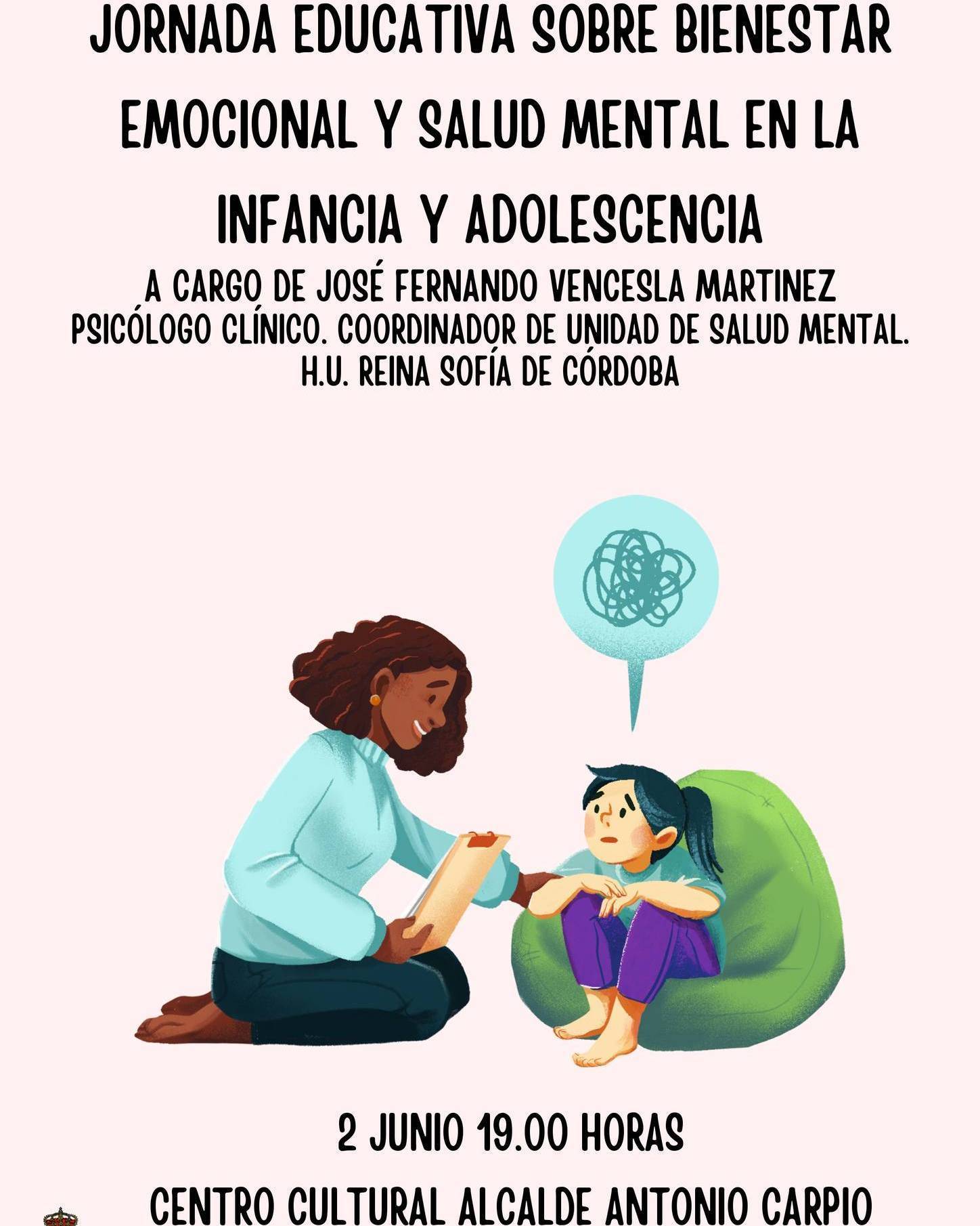 Jornada educativa sobre bienestar emocional y salud mental en la infancia y adolescencia (2022) - Montilla (Córdoba)