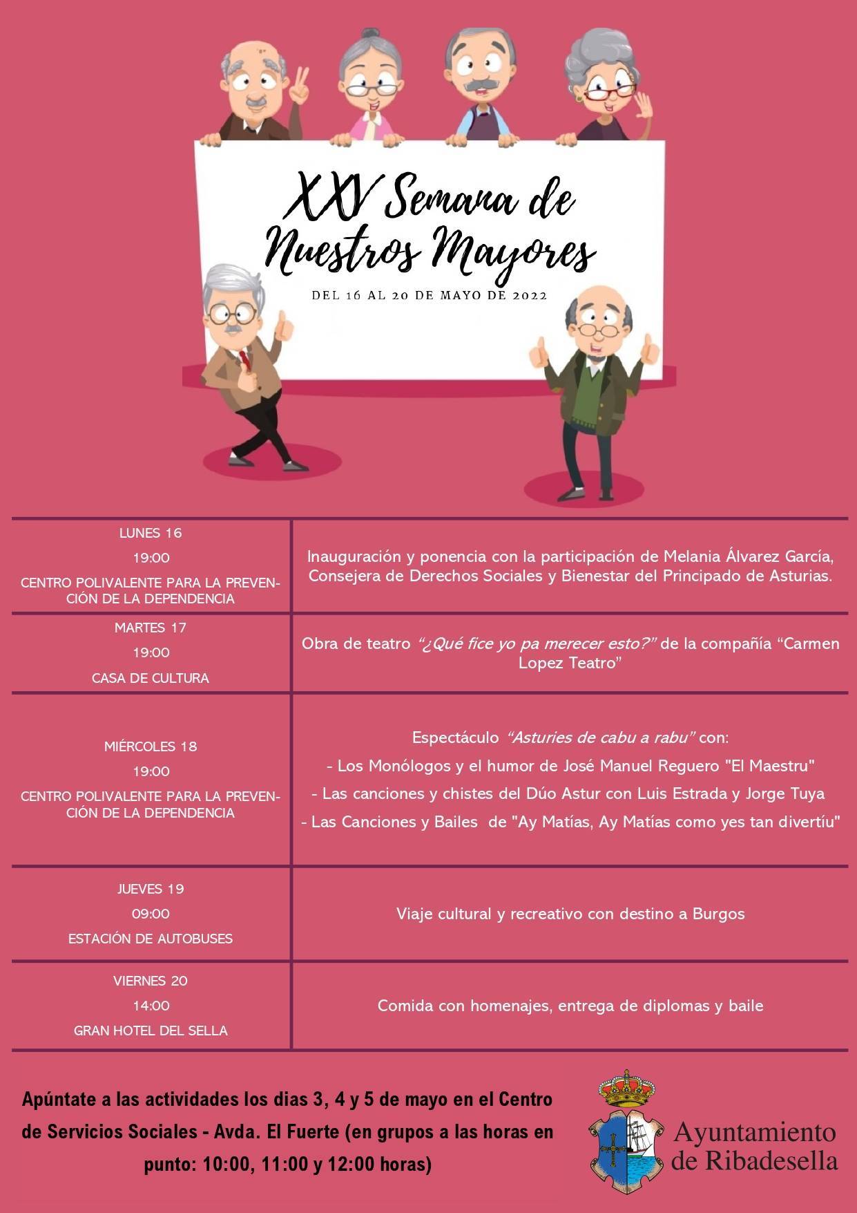 XXV Semana de Nuestros Mayores - Ribadesella (Asturias)